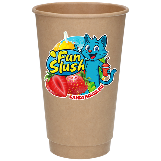 Pappkopp Double Wall 48cl Fun Slush